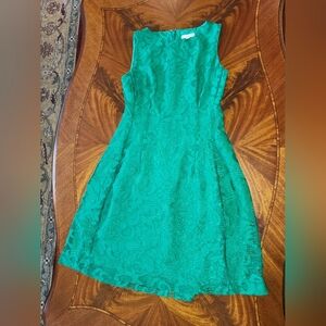 Eva Mendes for New York & Company Green Lace Dress
